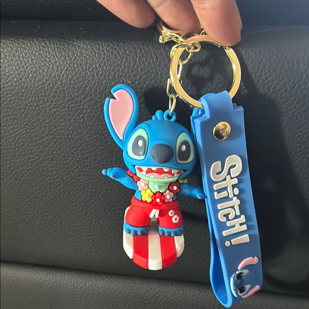 Blue and Red Key & Card Holder Accessory
